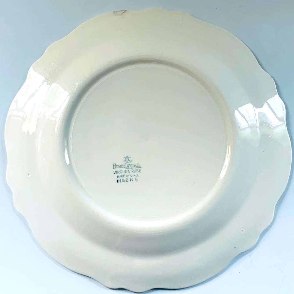 Homer Laughlin Virginia Rose Plate - Picture 2 of 5